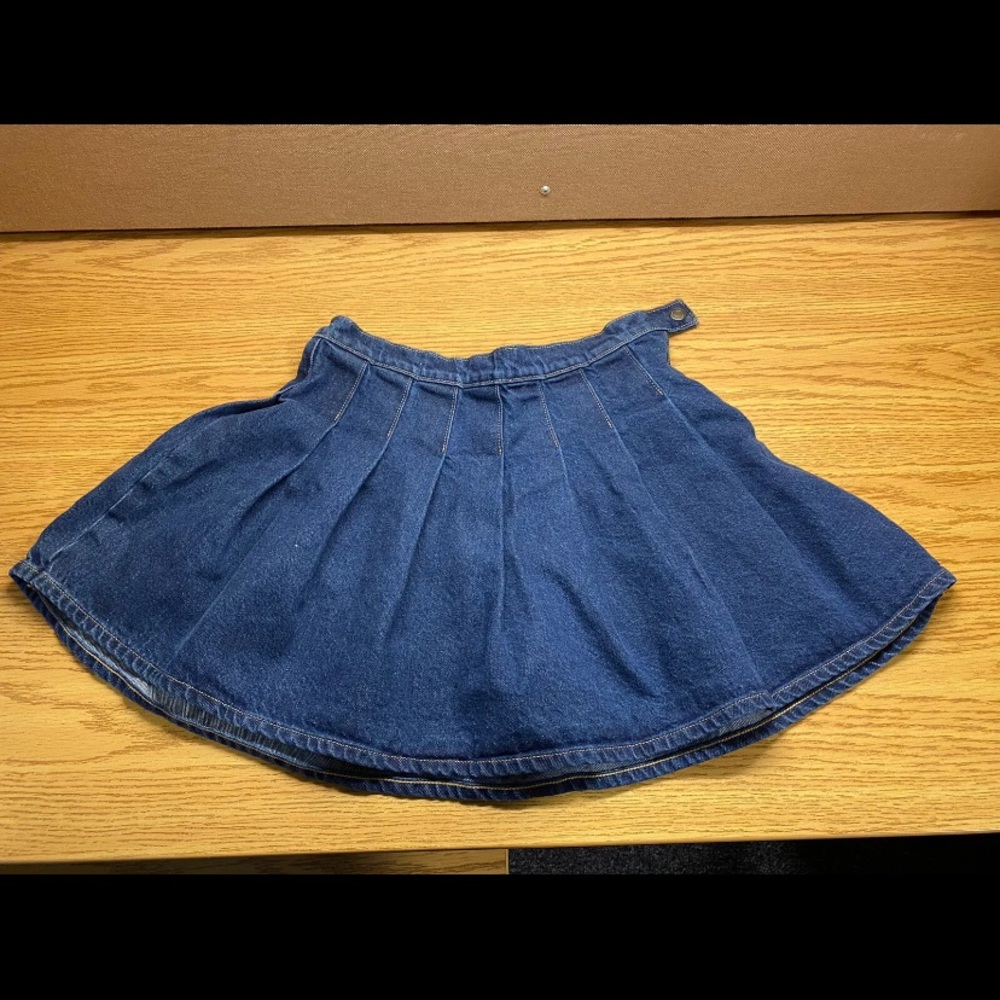 Sunday Best Aritzia Lennon Denim Pleated Tennis-Style Skirt